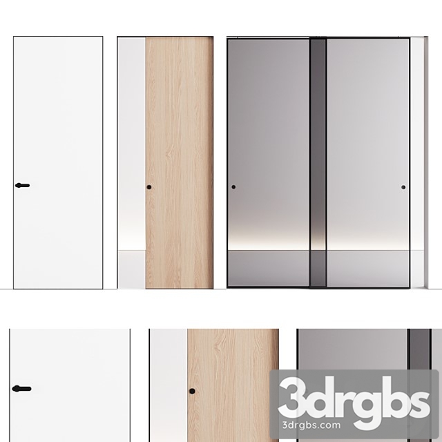 Lualdi Doors Set 3dsmax Download - thumbnail 1