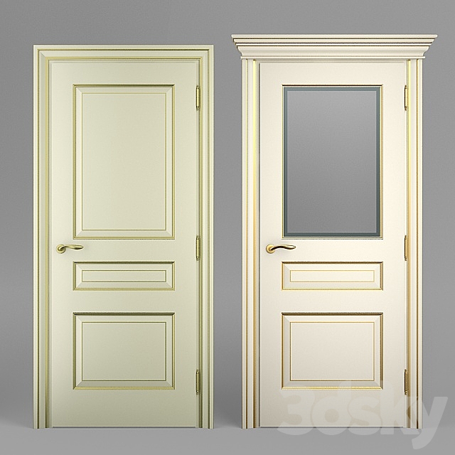 Massivstyle Interier Door Model 17 3DSMax File - thumbnail 1