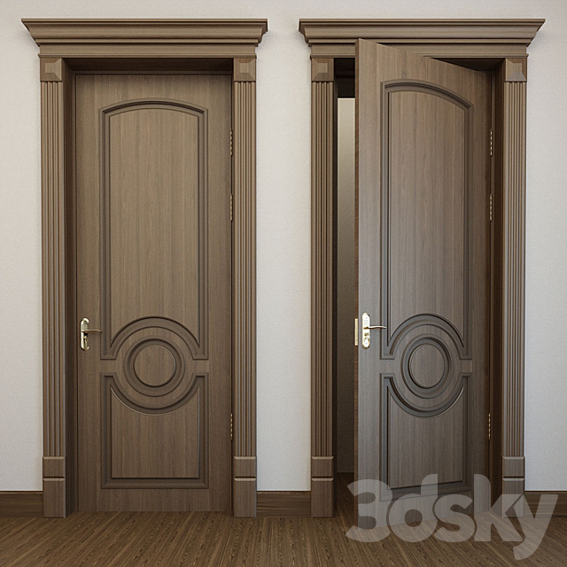 MDF doors №1 3ds Max - thumbnail 2