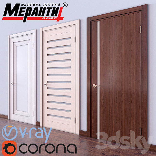 Meranti_2 Doors 3DSMax File - thumbnail 2