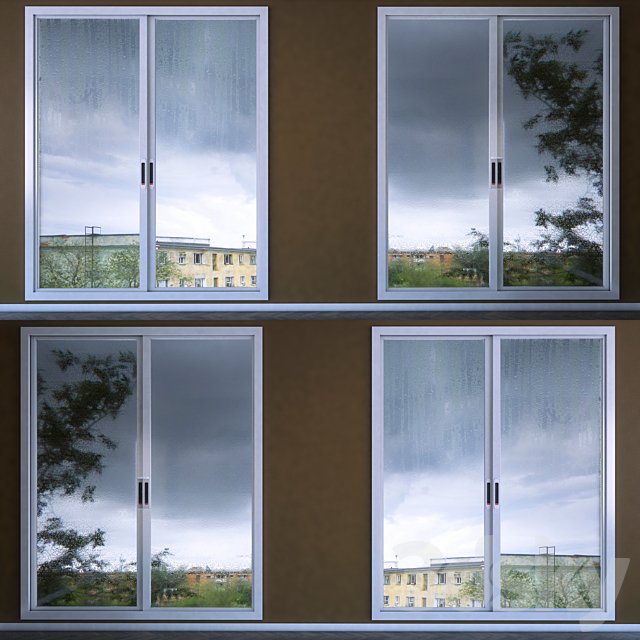 Misted window 3DSMax File - thumbnail 1