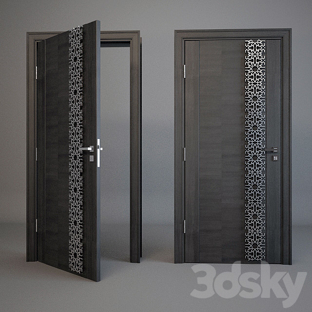 Modern Door 007 3DSMax File - thumbnail 1