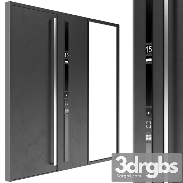 Modern Door 06 3dsmax Download - thumbnail 1