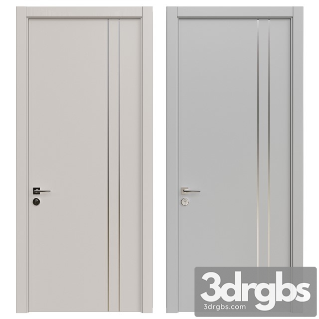 Modern Door 141 3dsmax Download - thumbnail 1