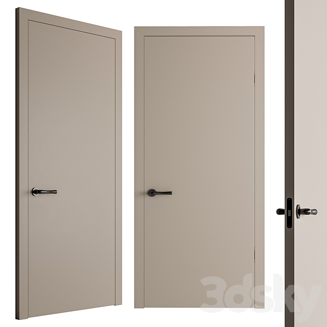 Modern Doors Set 98 3ds Max - thumbnail 3