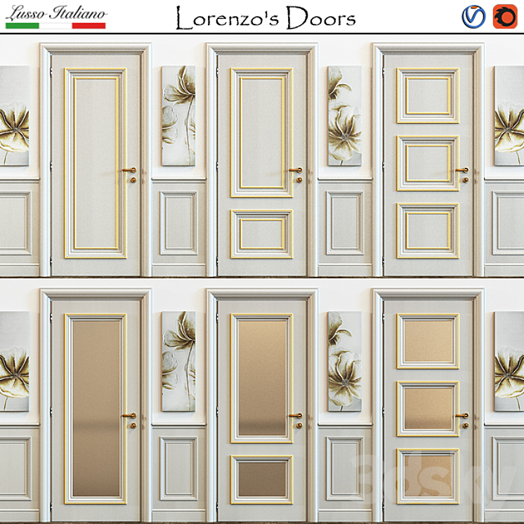 New Design Porte (Lorenzo’s Doors) 3DS Max - thumbnail 1