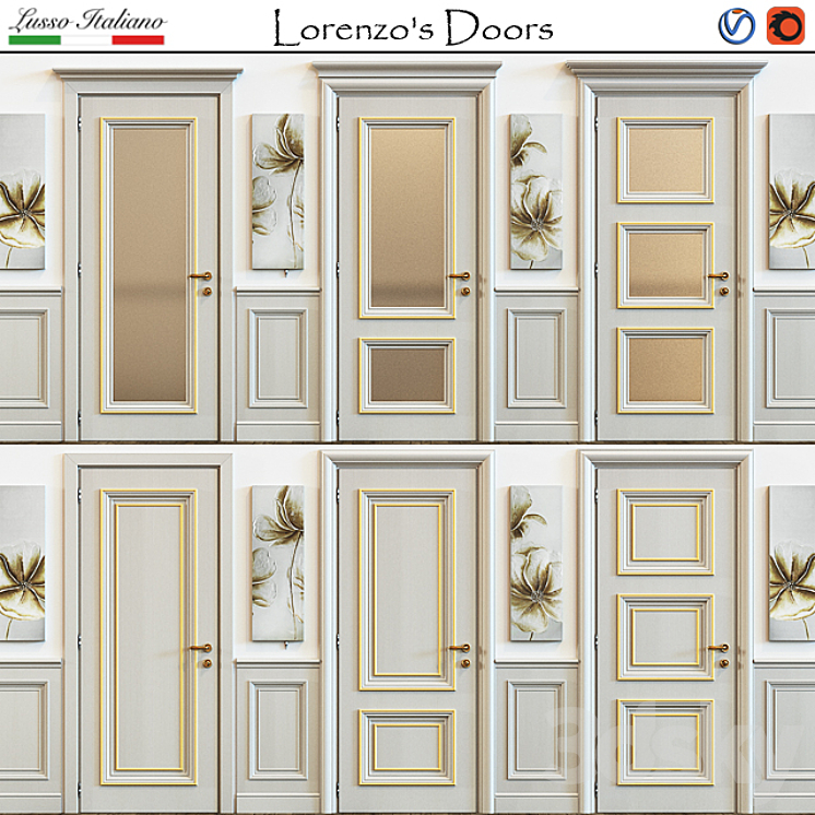 New Design Porte (Lorenzo’s Doors) 3DS Max - thumbnail 2