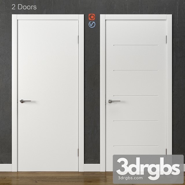 Next academy doors (part 1) 3dsmax Download - thumbnail 1