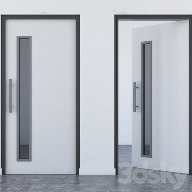 office door 3DS Max Model - thumbnail 2