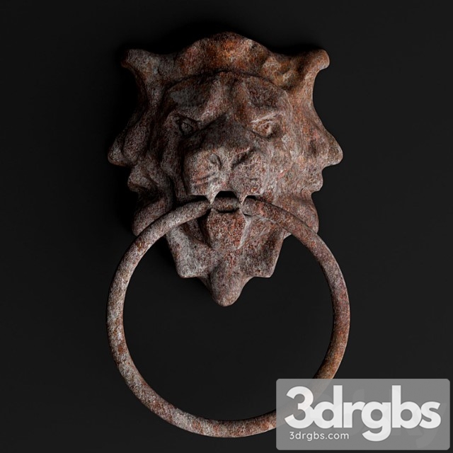 Old doorknob lev 3dsmax Download - thumbnail 1