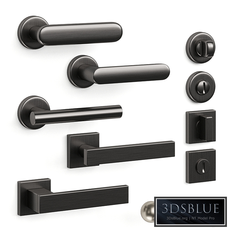 Olivari door handles 3DS Max - thumbnail 3