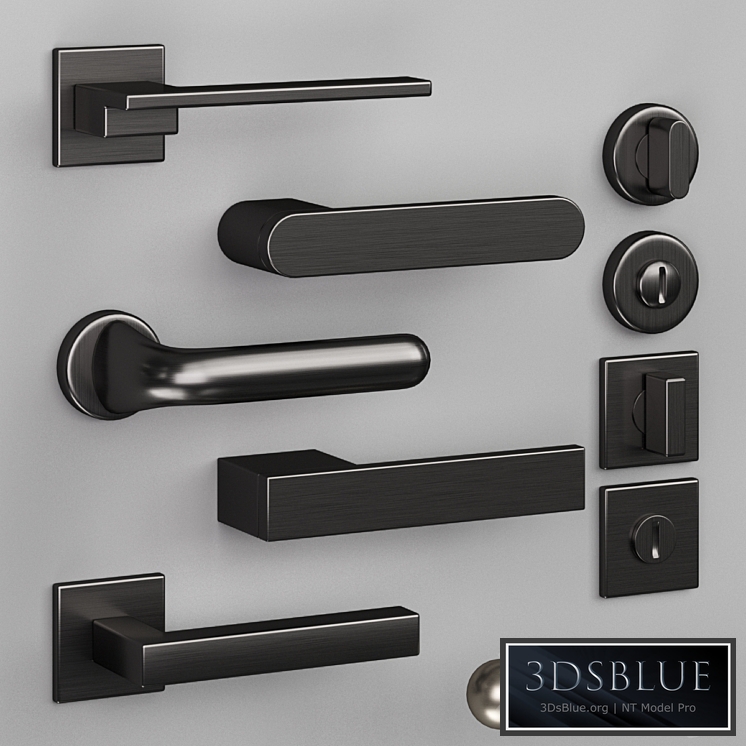 Olivari door handles 3DS Max - thumbnail 3