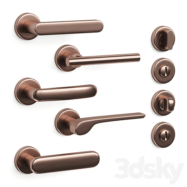 Olivari door handles 3DSMax File - thumbnail 3