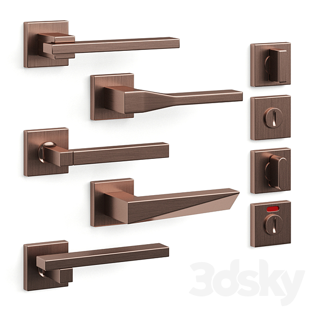 Olivari door handles 3DSMax File - thumbnail 3