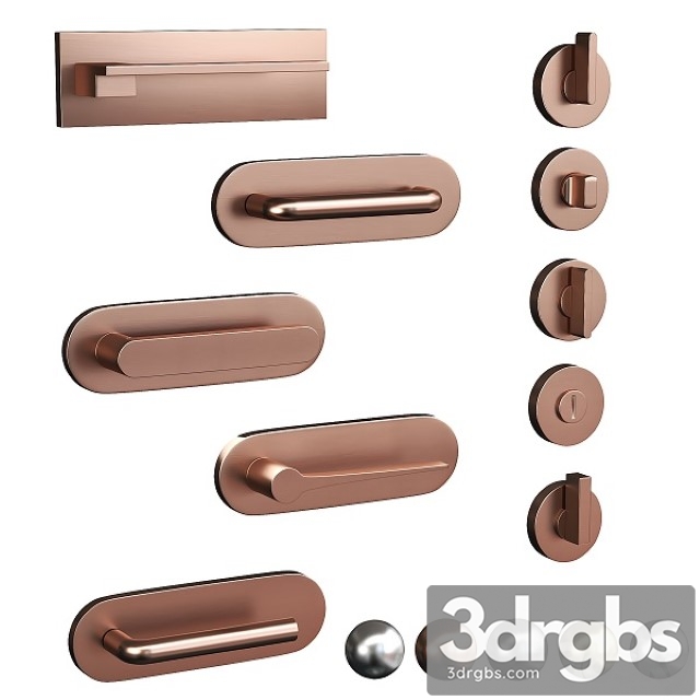 Olivari Door Handles Vol1 3dsmax Download - thumbnail 1