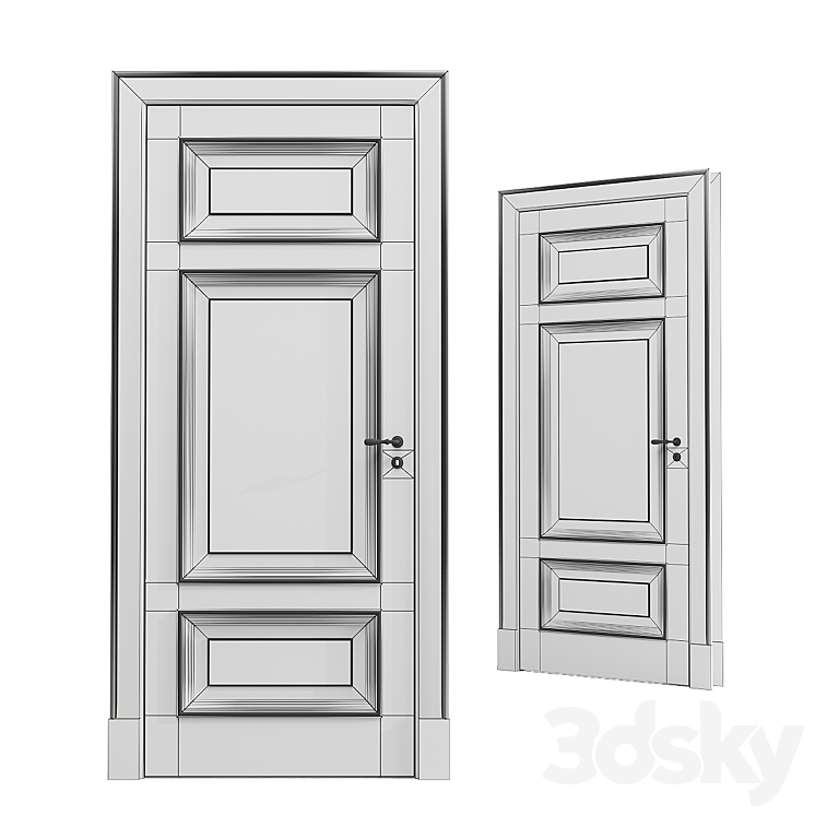 OM Door ROSSA Vienna RD204 3DS Max - thumbnail 2