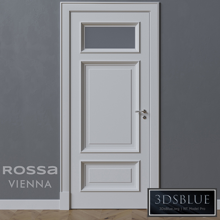 OM Door ROSSA Vienna RD204G with glazing 3DS Max - thumbnail 3