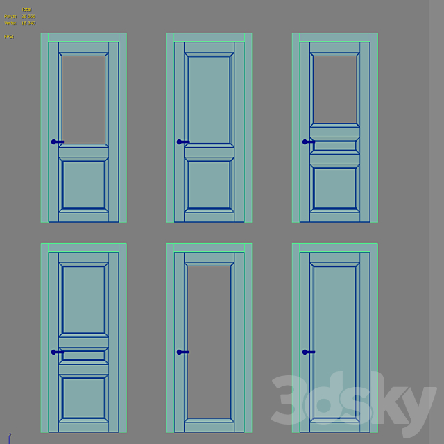 Opera doors 3DSMax File - thumbnail 2