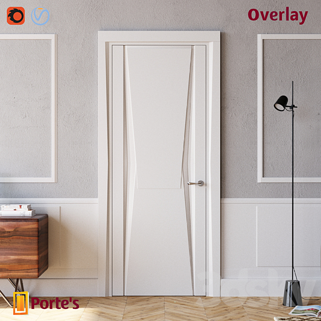 Overlay Portes Door 3DSMax File - thumbnail 3