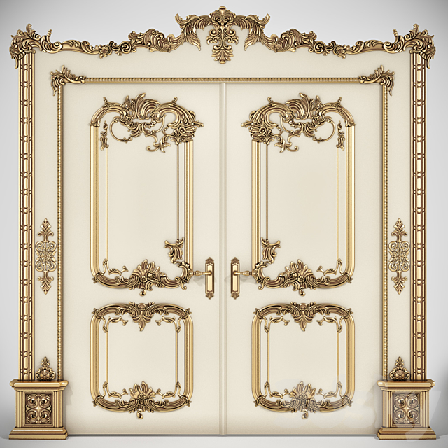 Palace door 3DSMax File - thumbnail 1