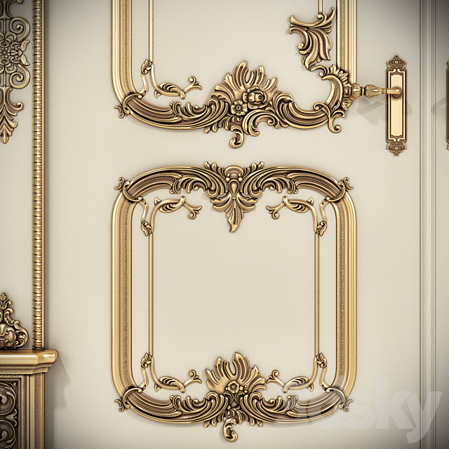 Palace door 3DSMax File - thumbnail 2