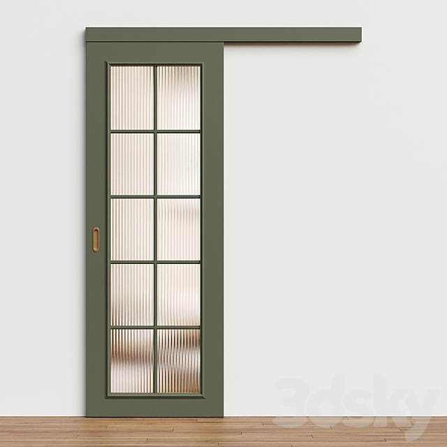 Paris Volhovec sliding door – interior door 232 3DS Max Model - thumbnail 6