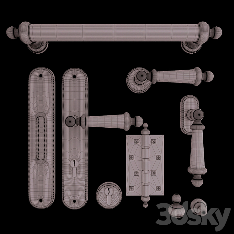 Pens Salice Paolo Borromeo 3DS Max - thumbnail 2