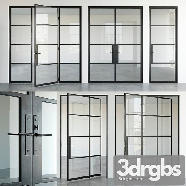 Portella Steel Doors 3dsmax Download - thumbnail 1