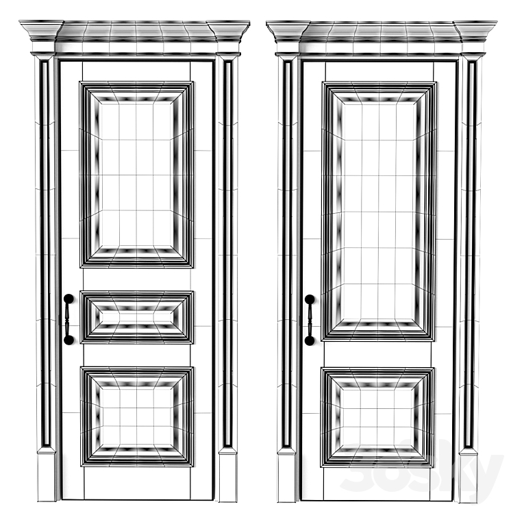 Prada doors 3DS Max - thumbnail 2