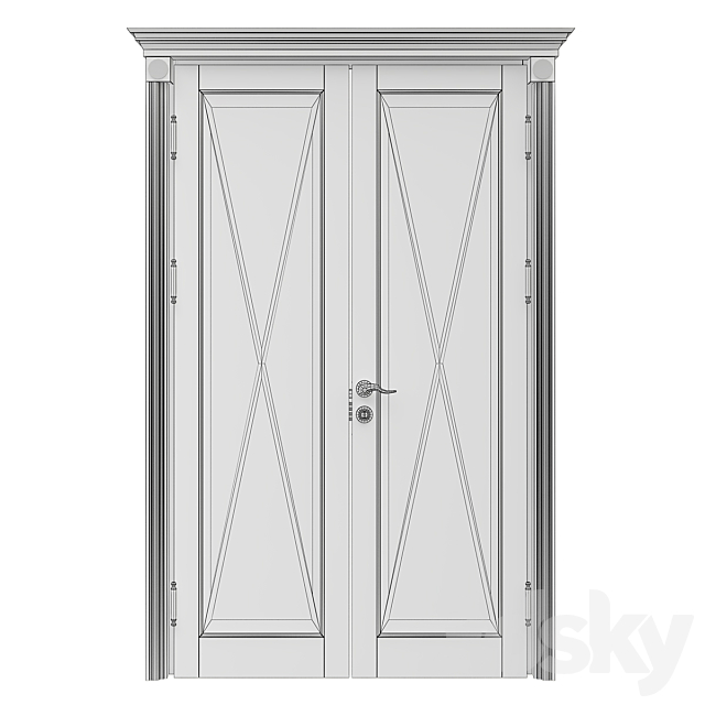 Premium door 24 3ds Max - thumbnail 2