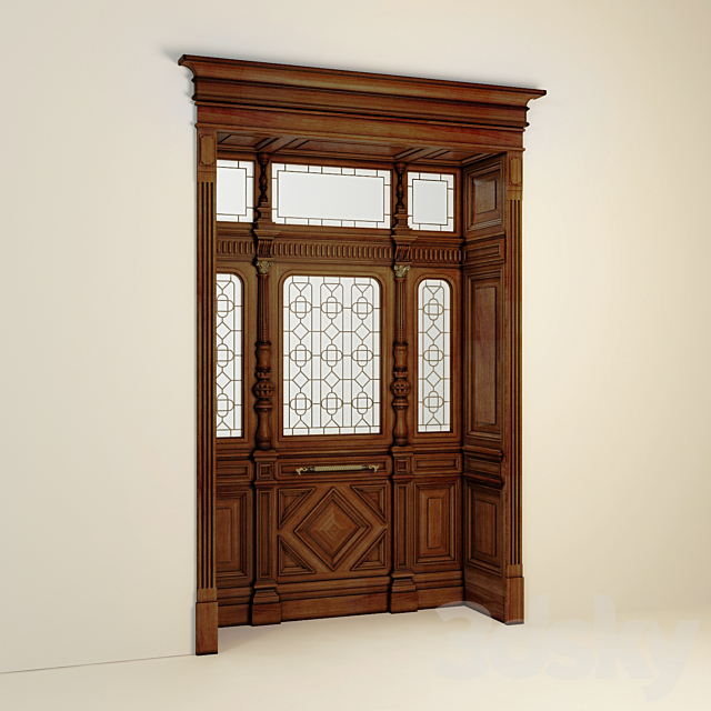 Profi Front door 3ds Max - thumbnail 1