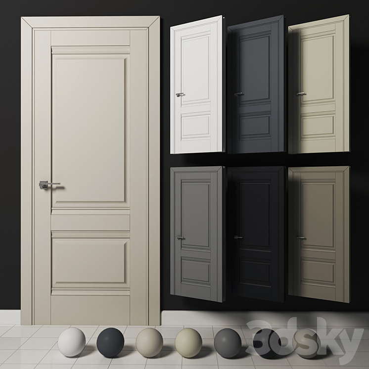 Profil Doors 1U 3DS Max - thumbnail 1