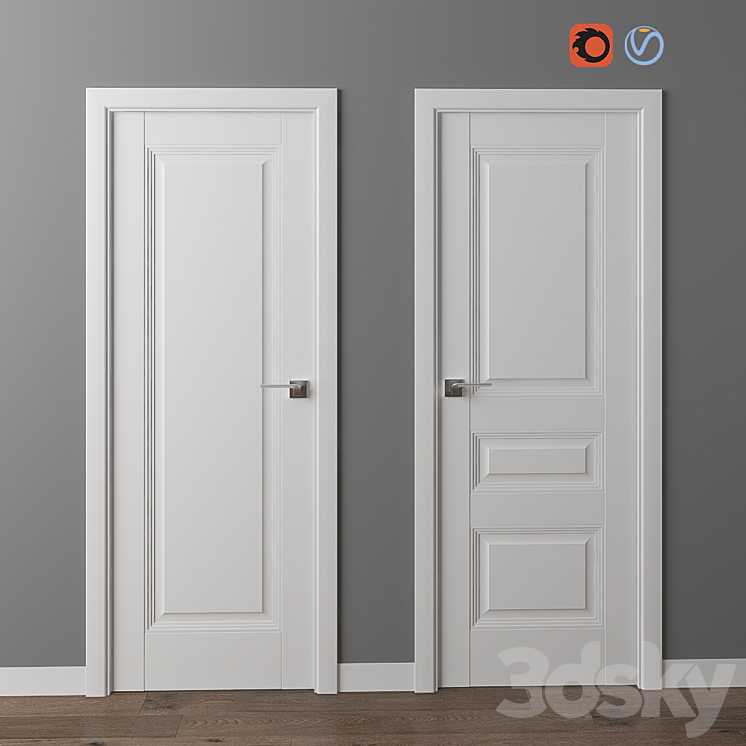 Profil Doors U-Series Doors 3DS Max - thumbnail 1