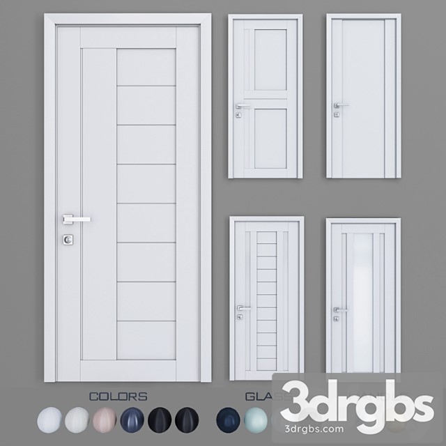 Profil doors u set 2 3dsmax Download - thumbnail 1