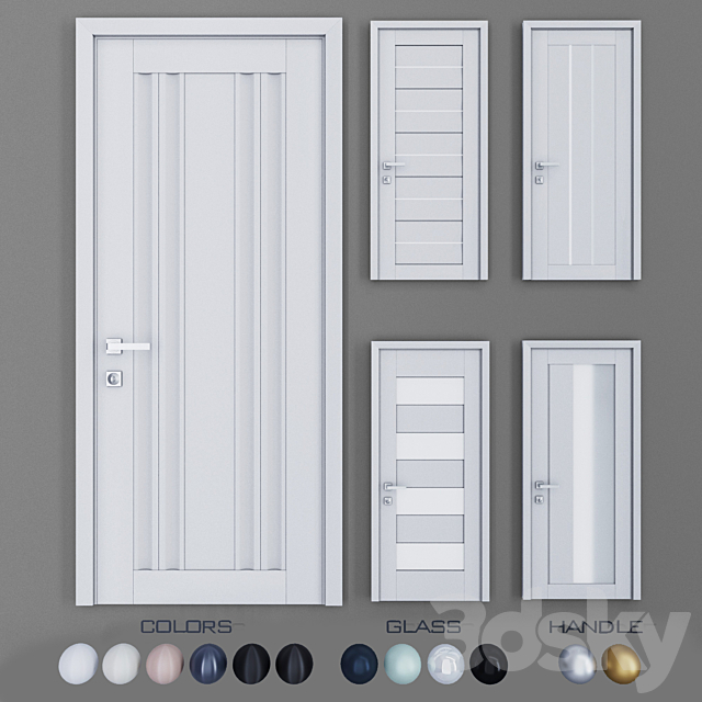 Profil Doors U set 5 3DSMax File - thumbnail 1