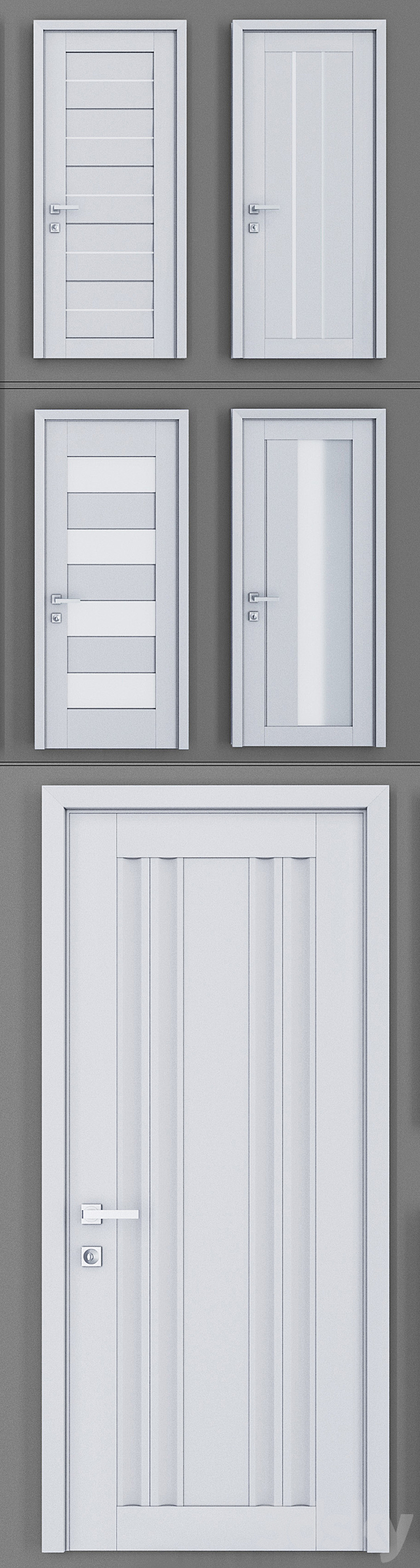 Profil Doors U set 5 3DSMax File - thumbnail 2