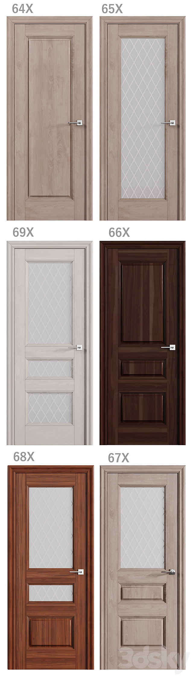 ProfilDoors X series 3DSMax File - thumbnail 2