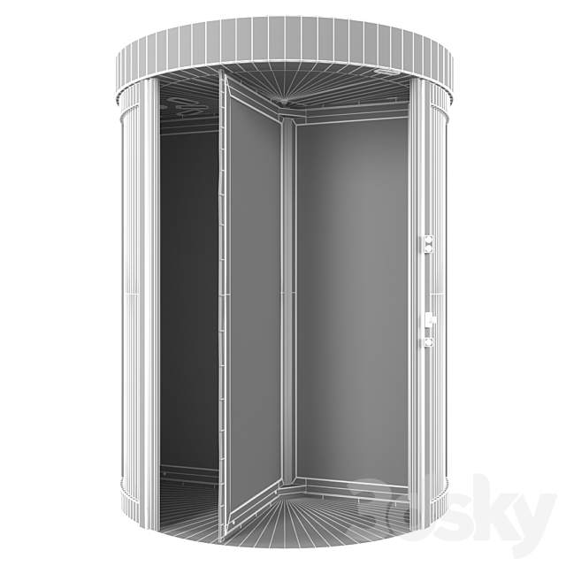 Revolving door Dorma Geryon 3DS Max Model - thumbnail 5