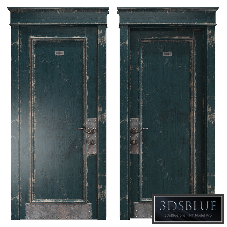 RIDS2.0 Blackblue Loft door 3DS Max - thumbnail 3