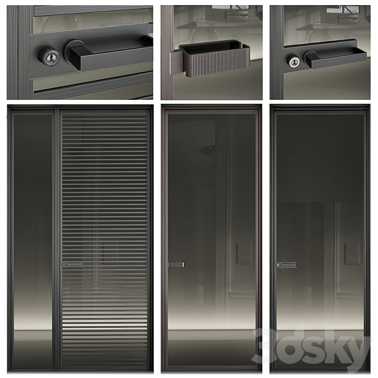 Rimadesio doors 3DS Max - thumbnail 1