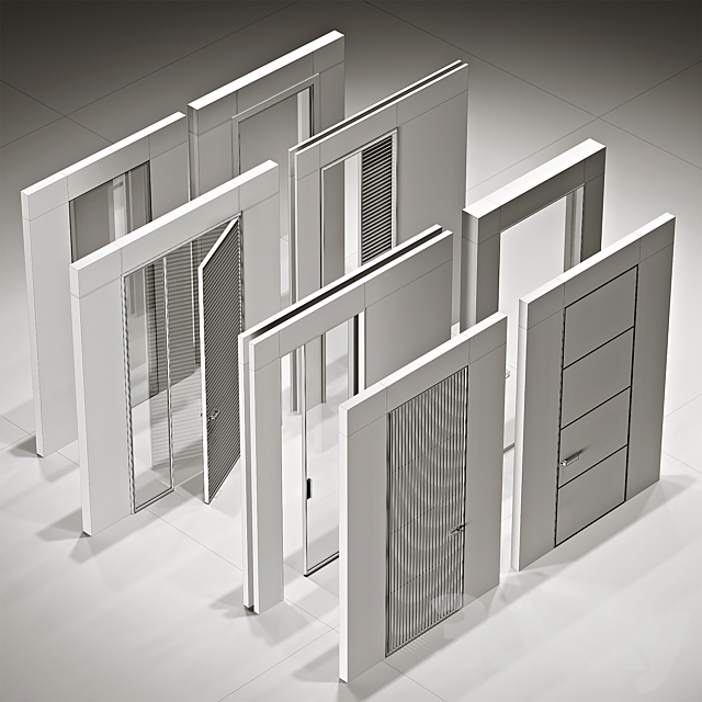 Rimadesio Doors SET 3DS Max Model - thumbnail 7