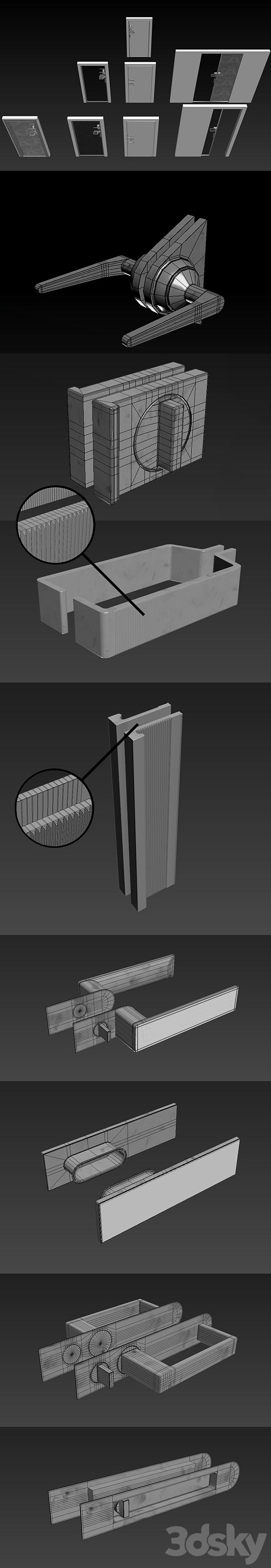 Rimadesio doors Vela _ 2 _ doors for office and home 3ds Max - thumbnail 3