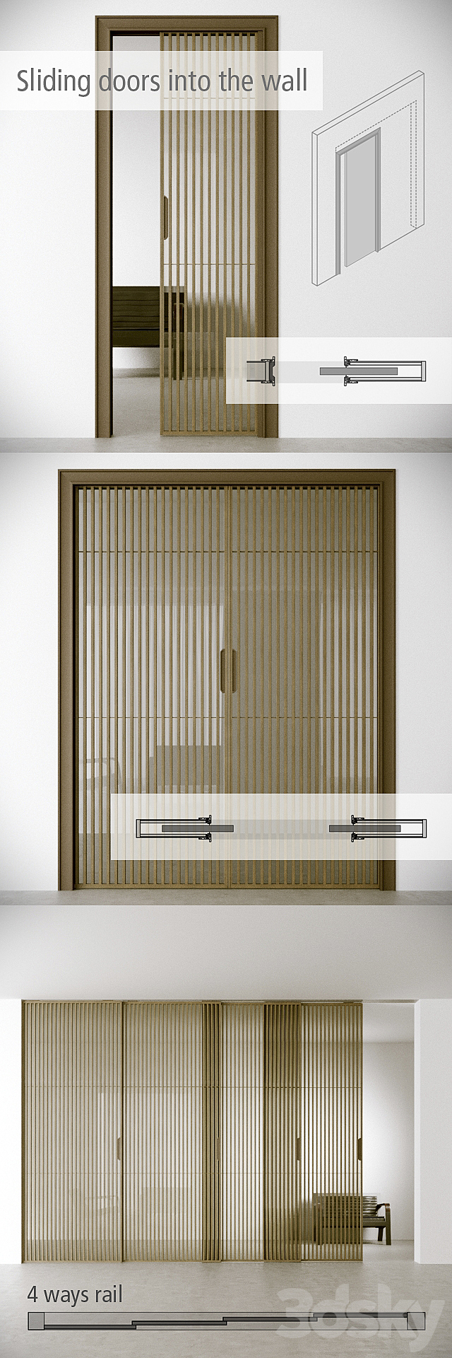 RIMADESIO Sliding doors SAIL 3DSMax File - thumbnail 2