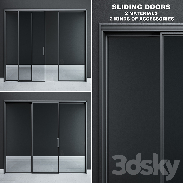 Rimadesio Velaria Sliding Doors 3DSMax File - thumbnail 1