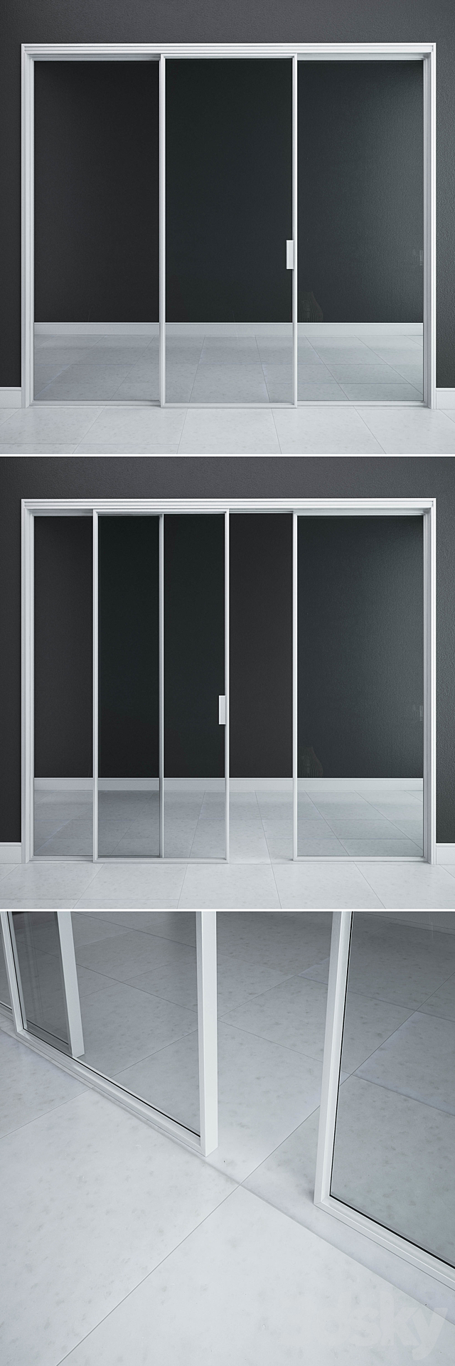 Rimadesio Velaria Sliding Doors 3DSMax File - thumbnail 2