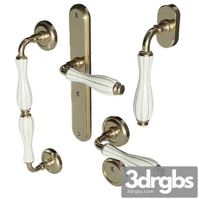 Set of door handles fimet lady 148 - thumbnail 1