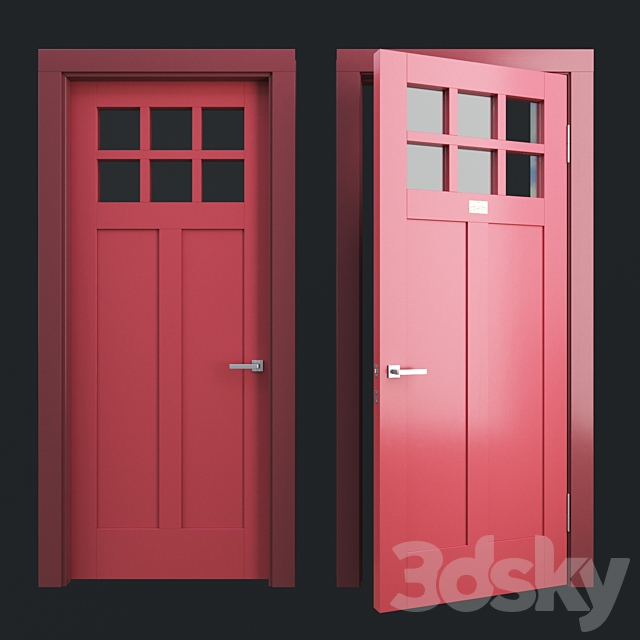 Shaker door 1 3ds Max - thumbnail 1