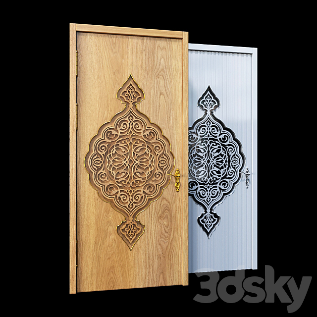 Sharq Doors 3DS Max Model - thumbnail 2