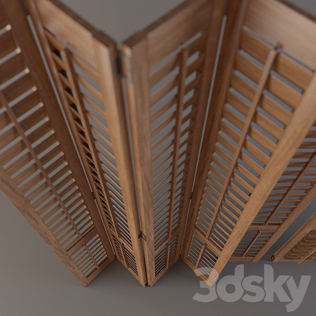 shutters 3DS Max Model - thumbnail 3