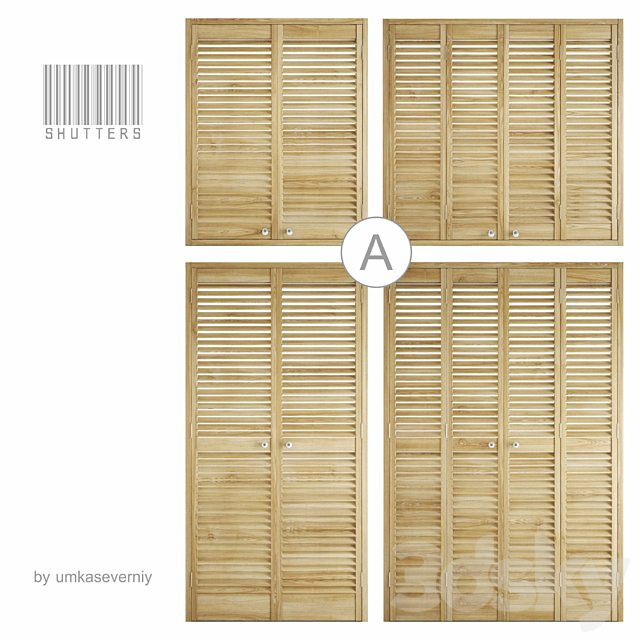 shutters ? 3DSMax File - thumbnail 1